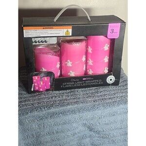 3Pcs LED Candle Flameless With Time Embedded Lights Candles Party Decoration...